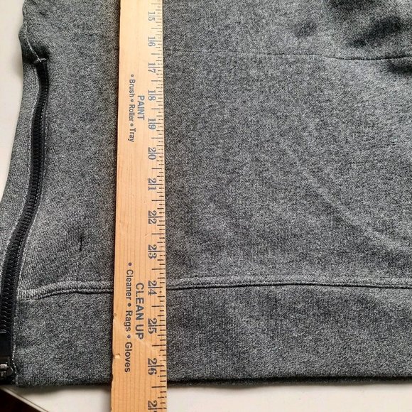 VRST Lux French Terry Hoodie Sweatshirt Mens Small Gray Heather Pullover - Picture 10 of 11